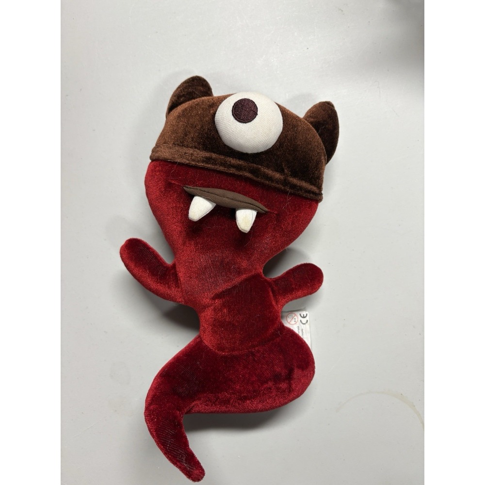 The Starbucks Coffee Company‎ Red and Brown Plush One Eyed Monster